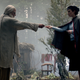 Quentin rocks a wizard beard, because he’s a wizard. Jane’s beret and cloak are adorable.